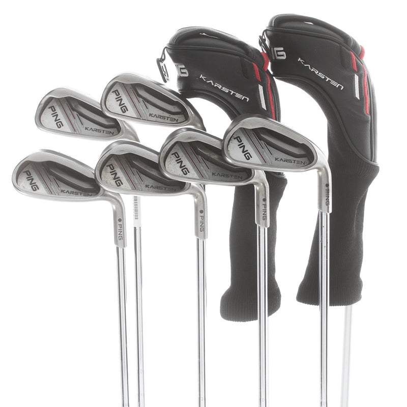 Ping Karsten Hybrid Steel/Graphite Mens Right Hand Irons 4-SW Regular - Ping CFS
