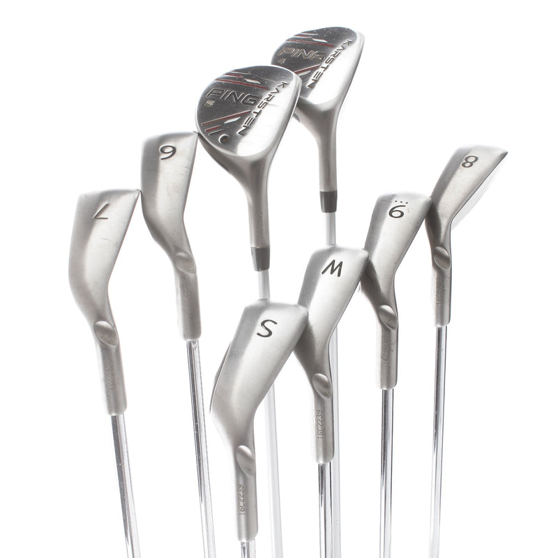 Ping Karsten Hybrid Steel/Graphite Mens Right Hand Irons 4-SW Regular - Ping CFS