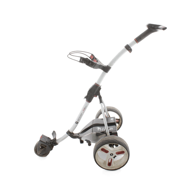 Motocaddy S1 3-Wheel Electric Trolley 18 Hole Lithium - White