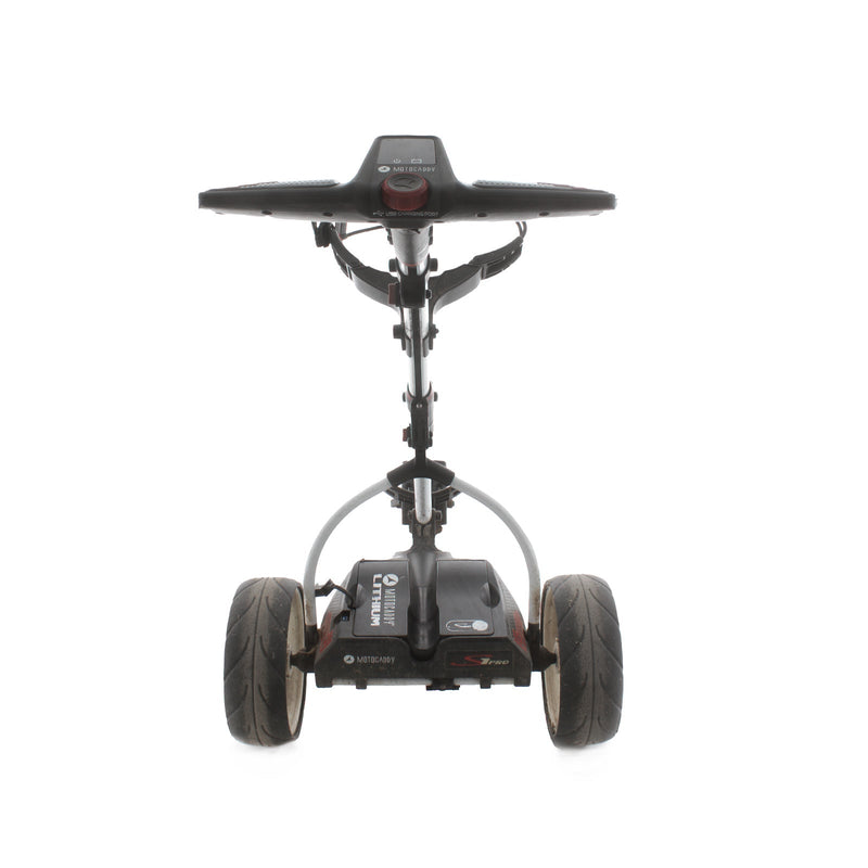 Motocaddy S1 3-Wheel Electric Trolley 18 Hole Lithium - White