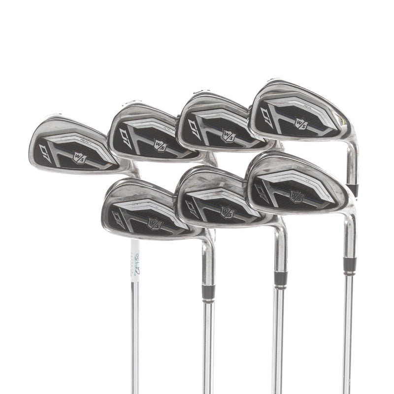 Wilson D7 Steel Mens Right Hand Irons 4-PW Regular - KBS Tour 80