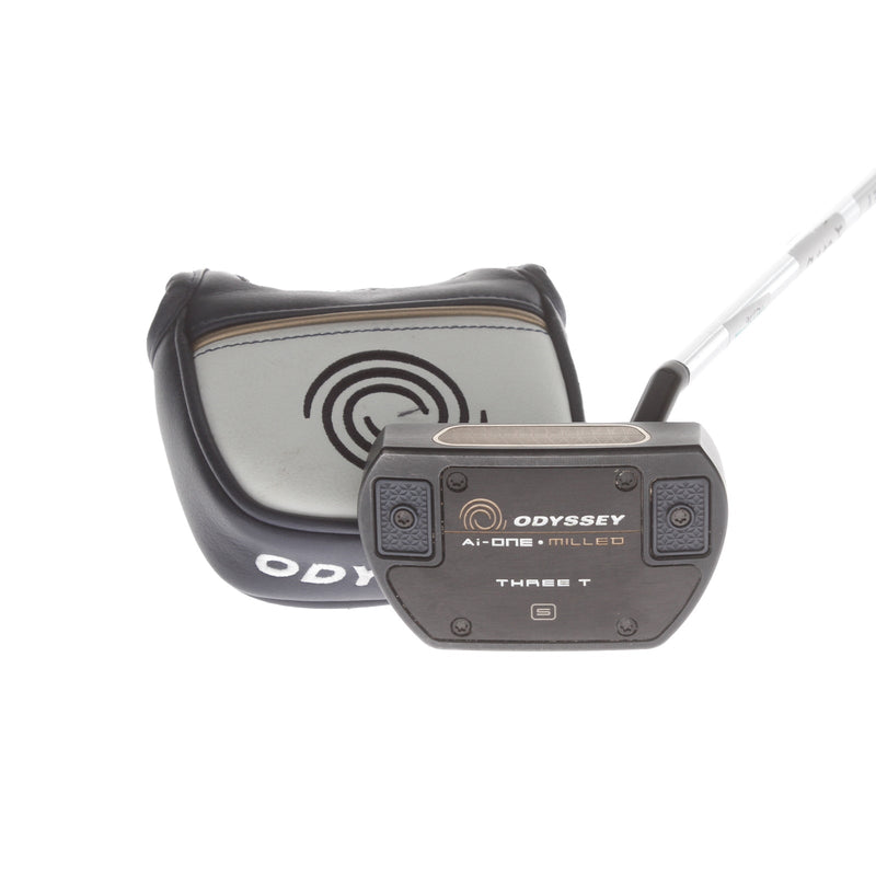 Odyssey Ai One Milled Three T Mens Right Hand Putter 33" Mallet - Lamkin Sink Fit Striaght