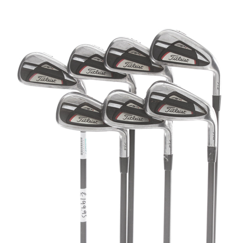 Titleist AP1 714 Graphite Mens Right Hand Irons 4-PW Regular - Kuro Kage Low Balance 65 G