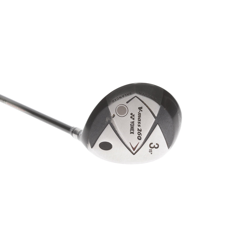 Yonex V-Mass 260 Graphite Mens Right Hand Fairway 3 Wood 15* Regular - Yonex Ti5