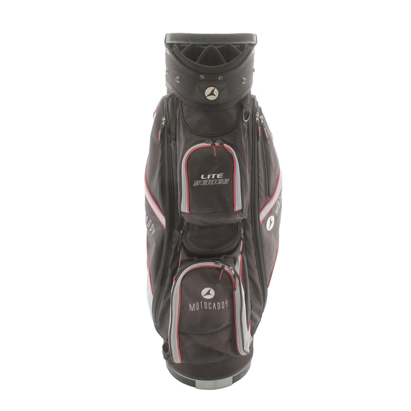 Motocaddy Lite Series Cart Bag - Black/Red/Grey