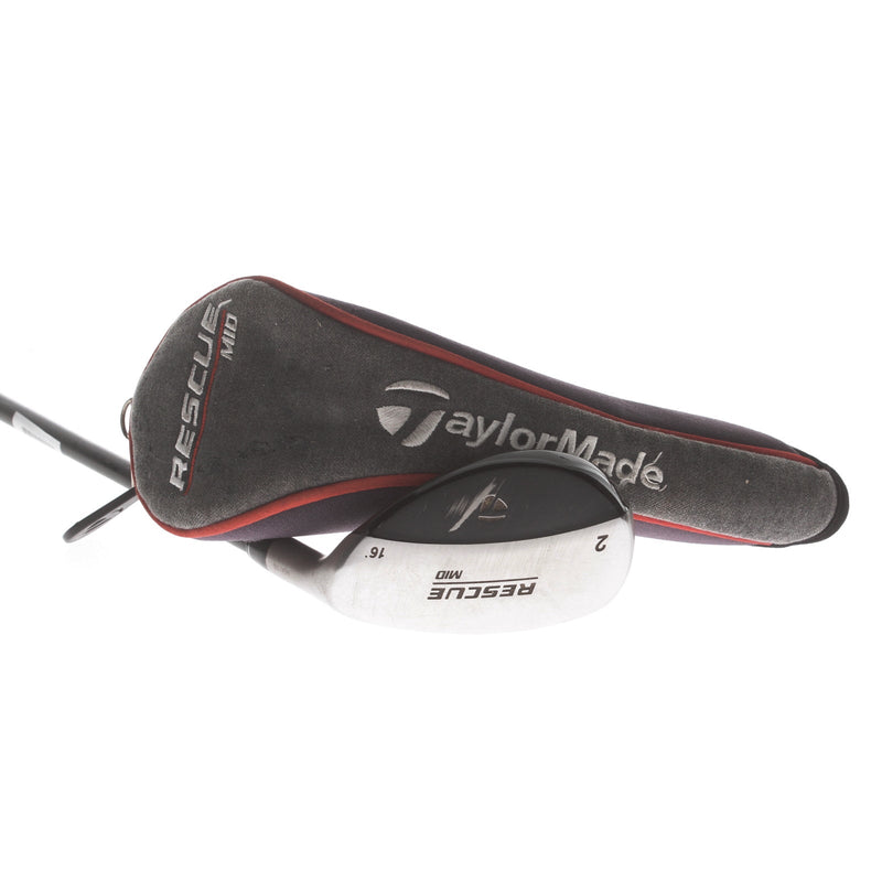 TaylorMade Rescue Mid Graphite Mens Right Hand 2 Hybrid 16* Regular - TaylorMade Ultralite