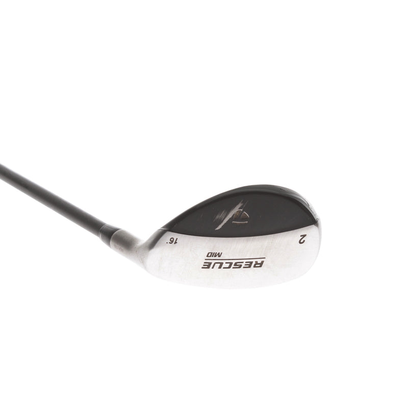 TaylorMade Rescue Mid Graphite Mens Right Hand 2 Hybrid 16* Regular - TaylorMade Ultralite