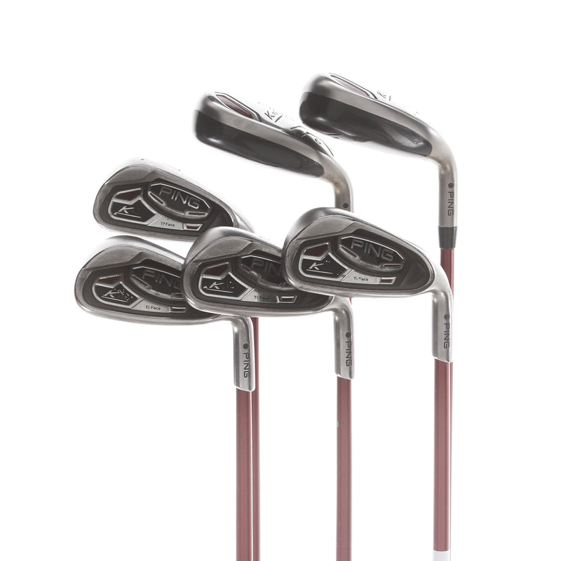 Ping K15 Graphite Mens Right Hand Irons 5-PW Black Dot Regular - Ping TFC 149