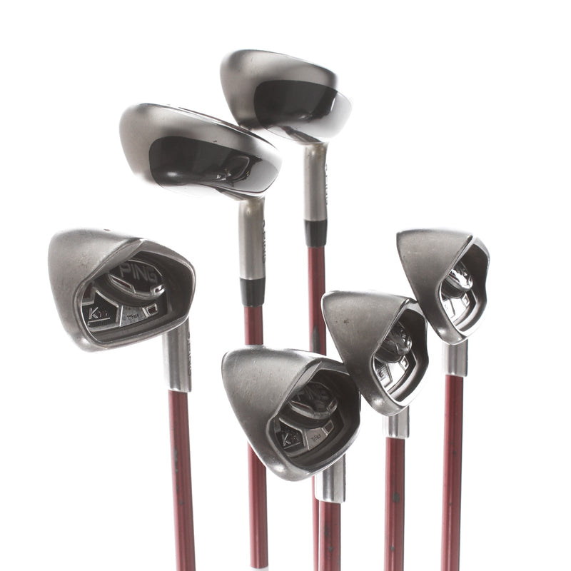 Ping K15 Graphite Mens Right Hand Irons 5-PW Black Dot Regular - Ping TFC 149