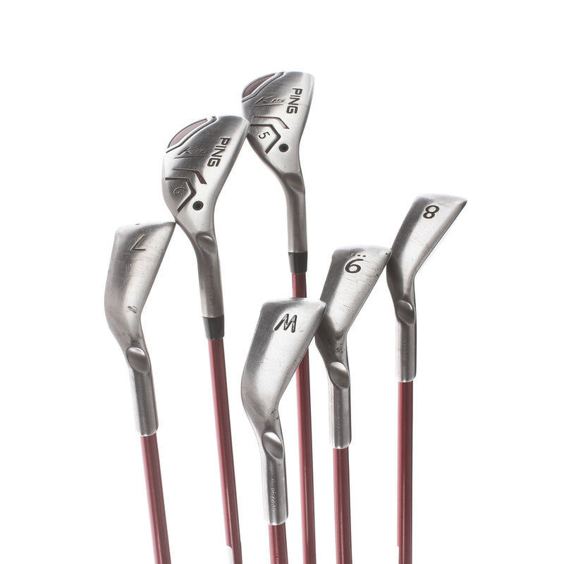 Ping K15 Graphite Mens Right Hand Irons 5-PW Black Dot Regular - Ping TFC 149