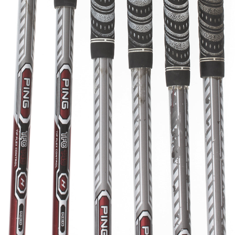 Ping K15 Graphite Mens Right Hand Irons 5-PW Black Dot Regular - Ping TFC 149