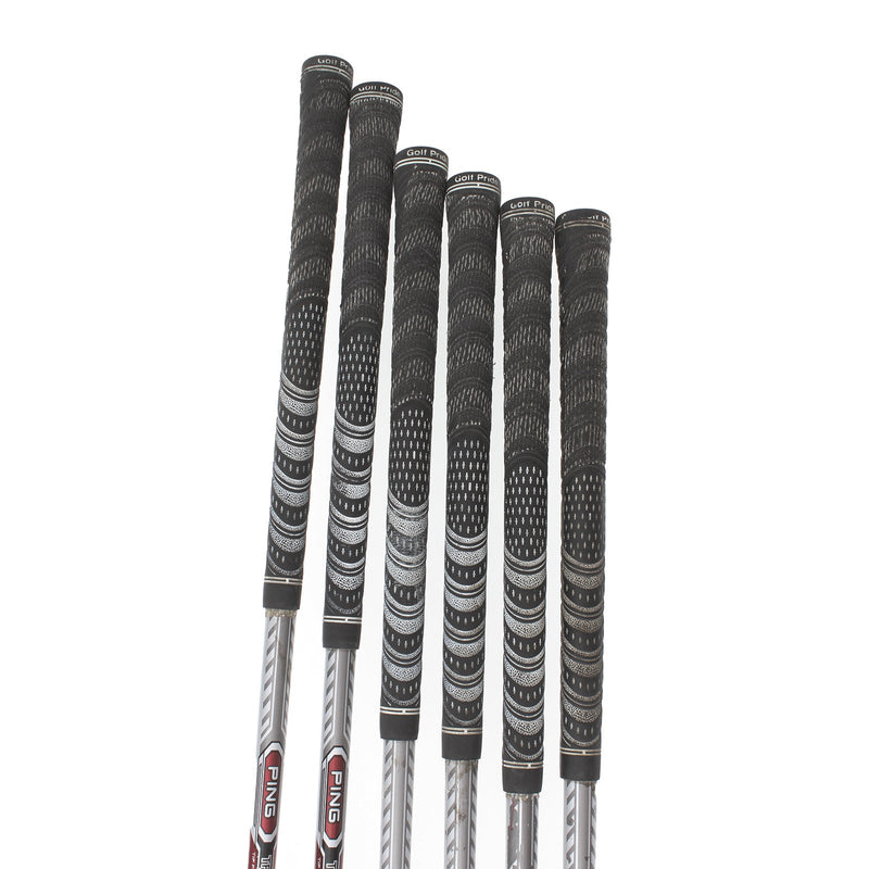 Ping K15 Graphite Mens Right Hand Irons 5-PW Black Dot Regular - Ping TFC 149