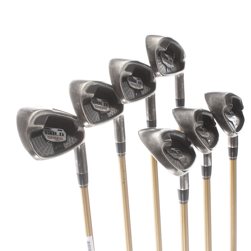 Benross Speed Gold Graphite Mens Right Hand Irons 5-SW Senior - Aldila Gold Speed