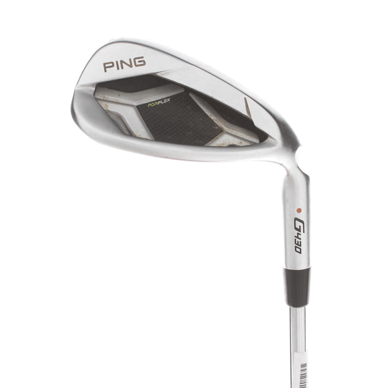 Ping G430 Steel Mens Right Hand Lob Wedge Red Dot 58* 1* Flat Regular - Ping AWT 2.0