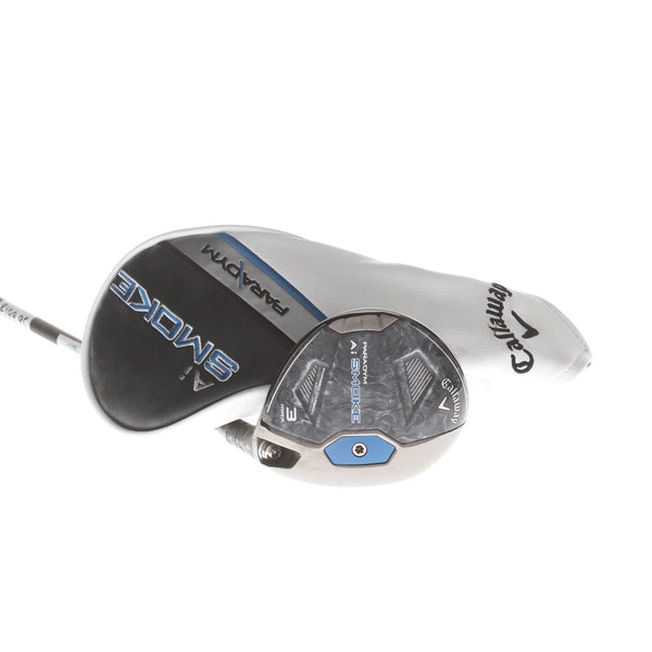 Callaway Paradym Ai Smoke Max Graphite Mens Right Hand Fairway 3 Wood 15* Regular - Tensei AV Series 65 Navy