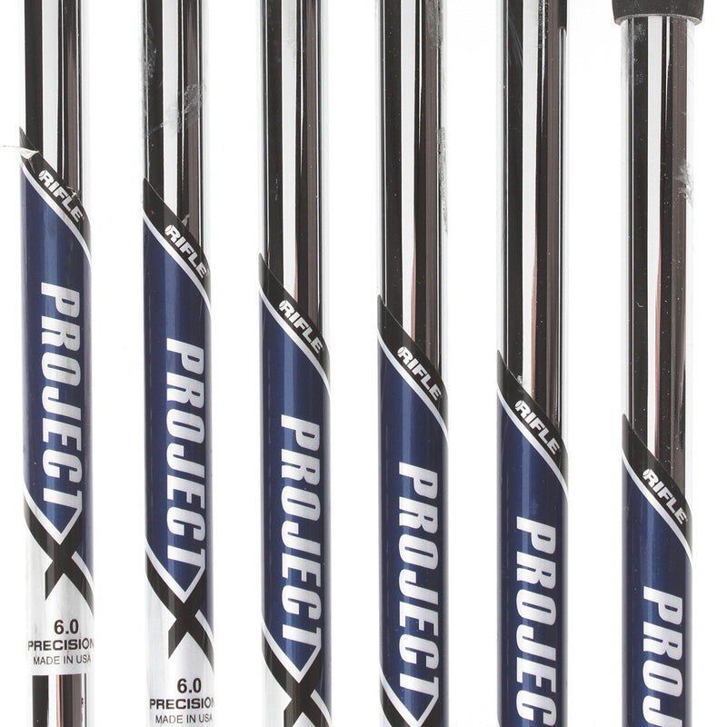 Mizuno Pro 221 Steel Mens Right Hand Irons 5-PW Stiff - Project X Precision 6.0