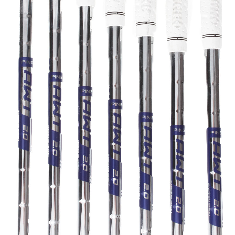 Ping i530 Steel Mens Right Hand Irons 5-UW 2* Upright Regular - Ping AWT 2.0