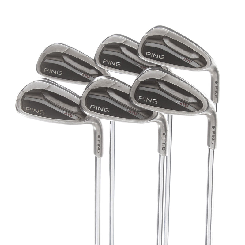 Ping G25 Steel Mens Right Hand Irons 5-PW Black Dot Regular - Ping CFS