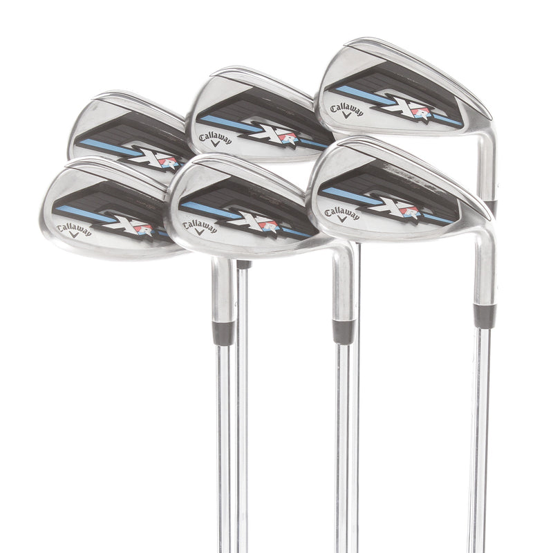 Callaway XR OS Steel Mens Right Hand Irons 7-SW+AW Regular - Speedstep 80