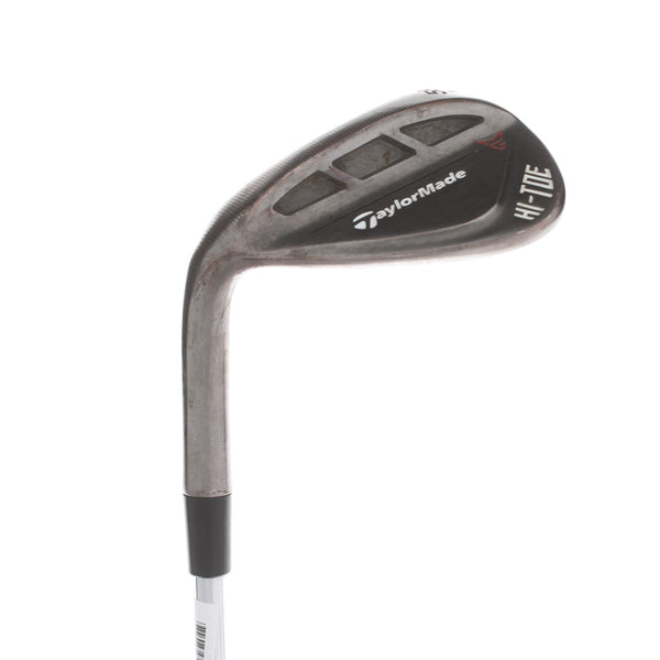 TaylorMade Milled Grind Hi-Toe Steel Mens Left Hand Lob Wedge 58* 10 Bounce Wedge - KBS Hi-Rev 2.0 115