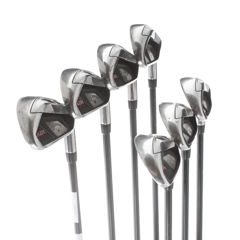 Callaway Razr X Graphite Mens Right Hand Irons 4-PW Regular - Callaway 75g
