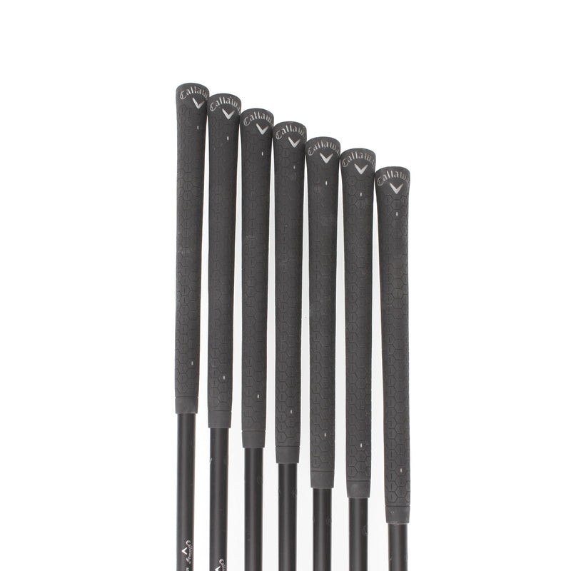Callaway Razr X Graphite Mens Right Hand Irons 4-PW Regular - Callaway 75g