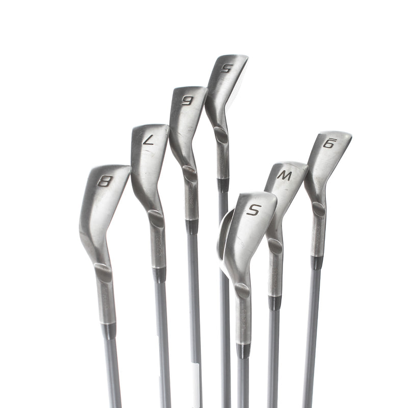 Ping GMax Graphite Mens Right Hand Irons 5-SW Black Dot Senior - Ping CFS 65