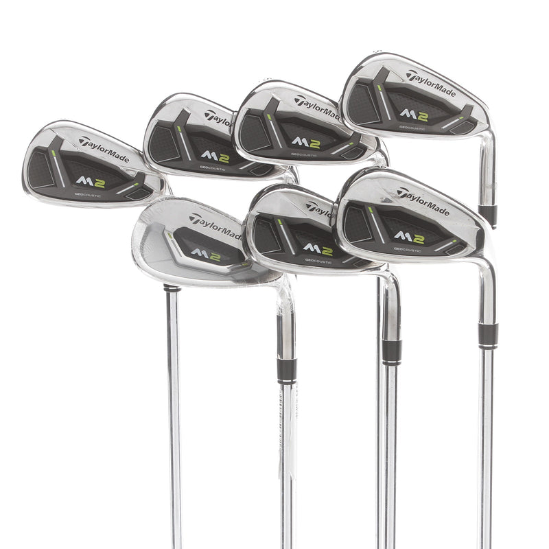 TaylorMade M2 Steel Mens Right Hand Irons 5-SW Regular - REAX 88