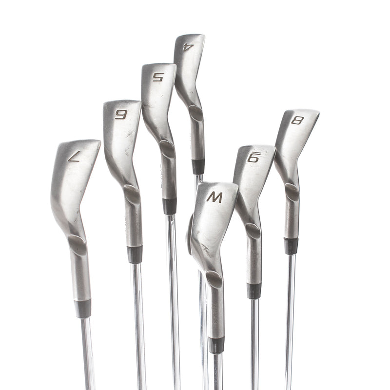 Ping GMax Steel Mens Right Hand Irons 4-PW Green Dot 2.25* Upright Regular - Ping AWT 2.0 R