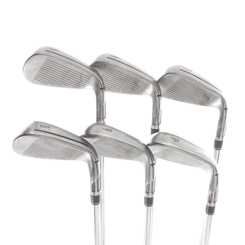 TaylorMade Stealth Steel Mens Left Hand Irons 5-PW Regular - KBS MAX MT 85
