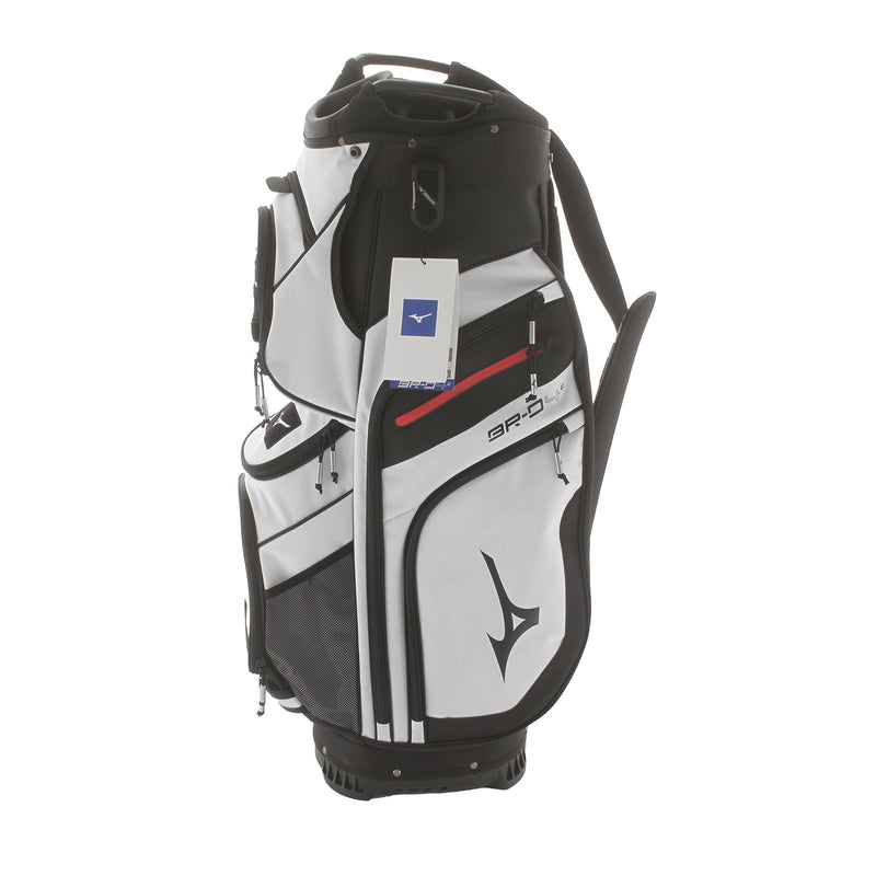 Mizuno BR-D4 Cart Bag - White/Black/Red