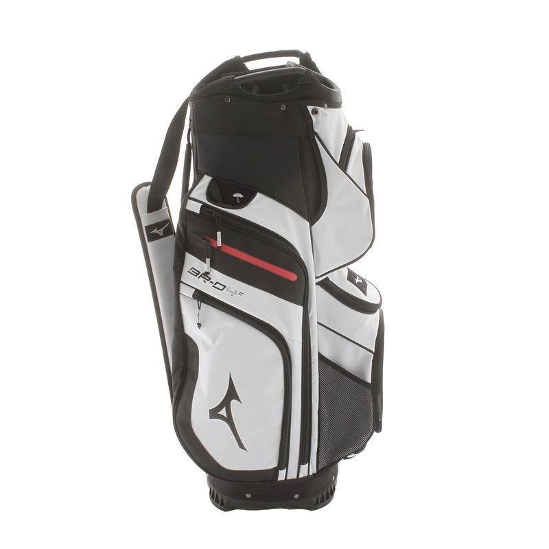 Mizuno BR-D4 Cart Bag - White/Black/Red