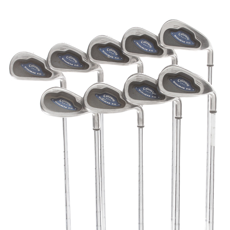Callaway X-16 Steel Mens Right Hand Irons 3-SW Regular -