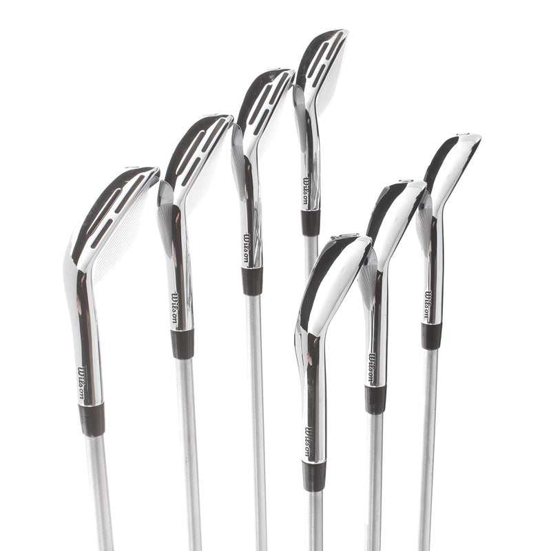 Wilson Dynapower Forged Steel Mens Right Hand Irons 4-PW Stiff - KBS Tour C-Taper Lite 110