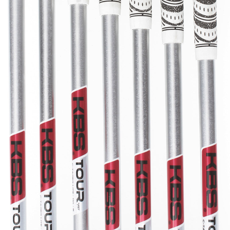 Wilson Dynapower Forged Steel Mens Right Hand Irons 4-PW Stiff - KBS Tour C-Taper Lite 110