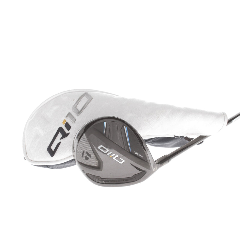 TaylorMade Qi10 Graphite Mens Left Hand Fairway 3 Wood 15* Regular - Fujikura Ventus TR 6-R