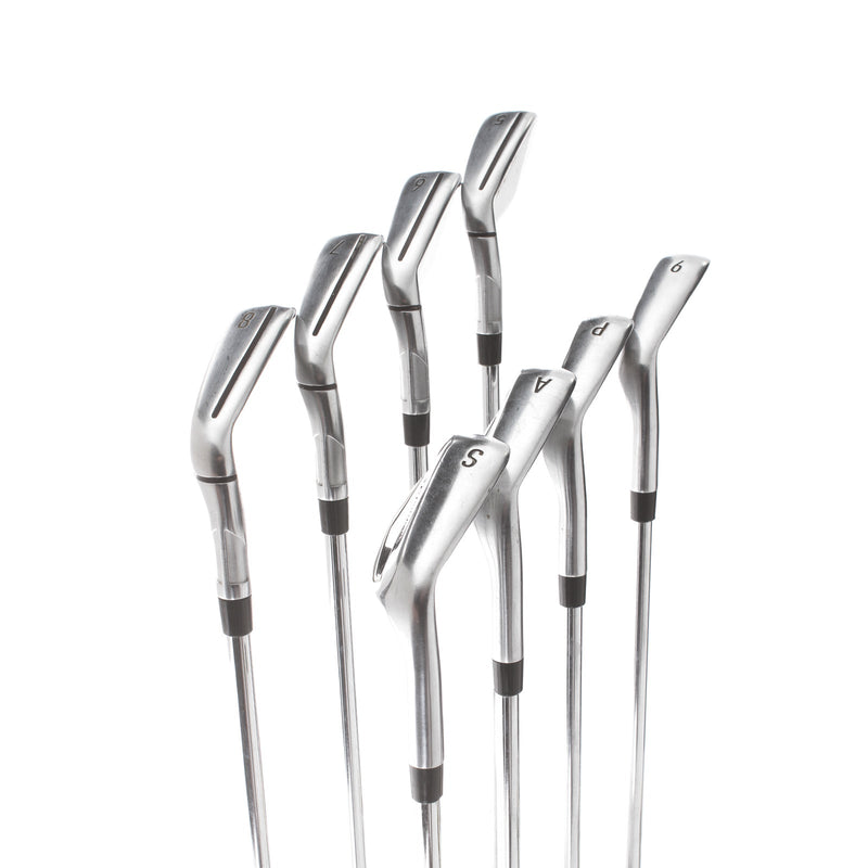 TaylorMade Qi Steel Mens Right Hand Irons 5-SW+AW Regular - KBS Max 85