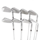 TaylorMade Qi Steel Mens Left Hand Irons 5-SW+AW Regular - KBS Max 85