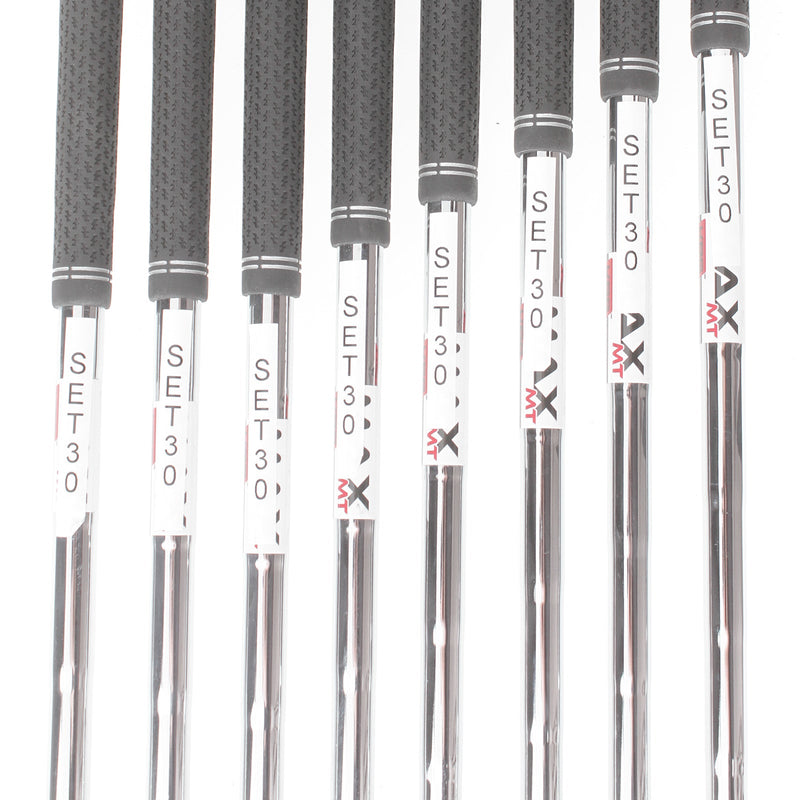 TaylorMade Qi Steel Mens Left Hand Irons 5-SW+AW Regular - KBS Max 85