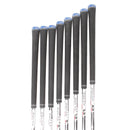 TaylorMade Qi Steel Mens Left Hand Irons 5-SW+AW Regular - KBS Max 85