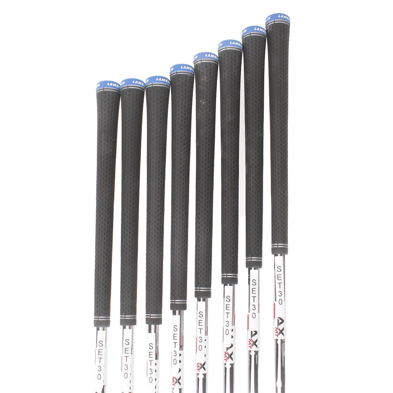 TaylorMade Qi Steel Mens Left Hand Irons 5-SW+AW Regular - KBS Max 85