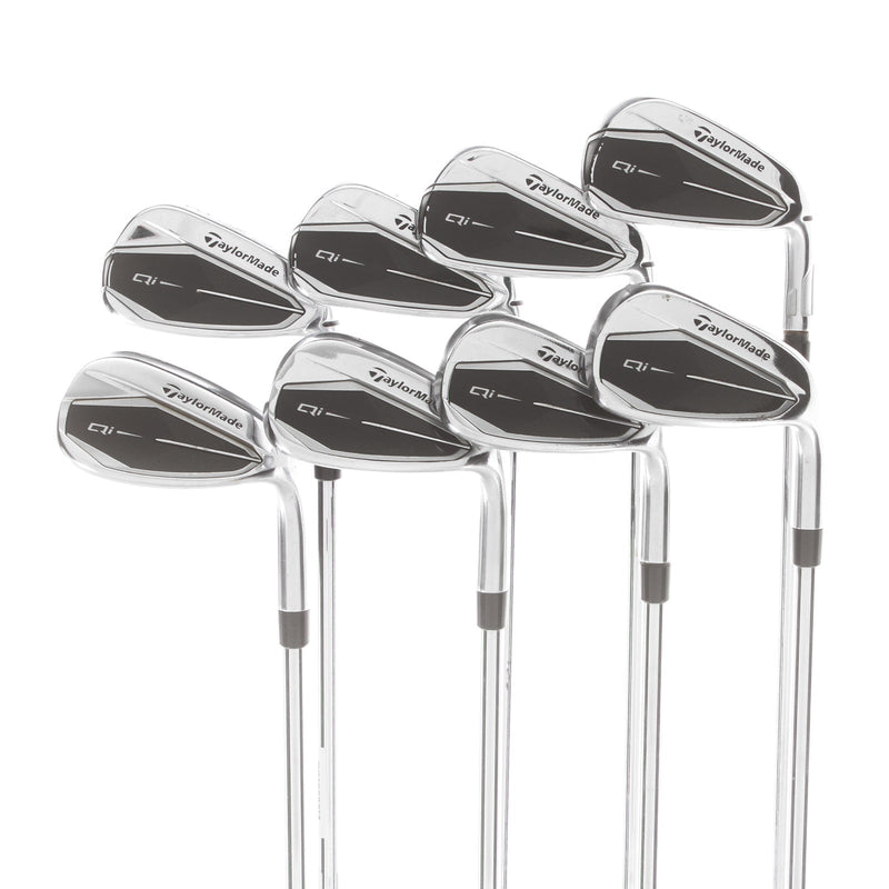 TaylorMade Qi Graphite Mens Right Hand Irons 5-SW+AW Stiff - Fujikura Ventus TR 6-R