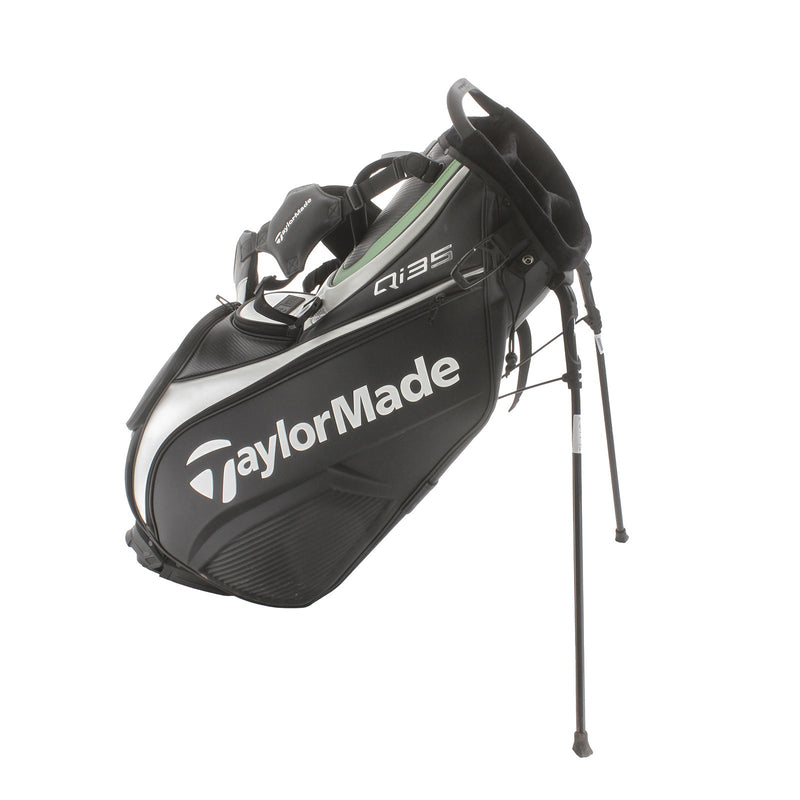 TaylorMade Qi35 Stand Bag - Black/Grey/Green/White