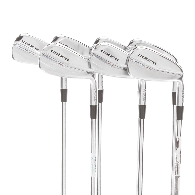 Cobra Forged Tec One Steel Mens Right Hand Irons 4-PW Stiff - KBS $-Taper Lite