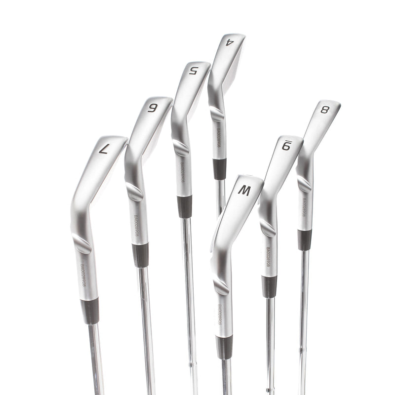 Ping Blueprint S Steel Mens Right Hand Irons 4-PW Red Dot 1* Flat Extra Stiff - Dynamic Gold X100 115 Mid