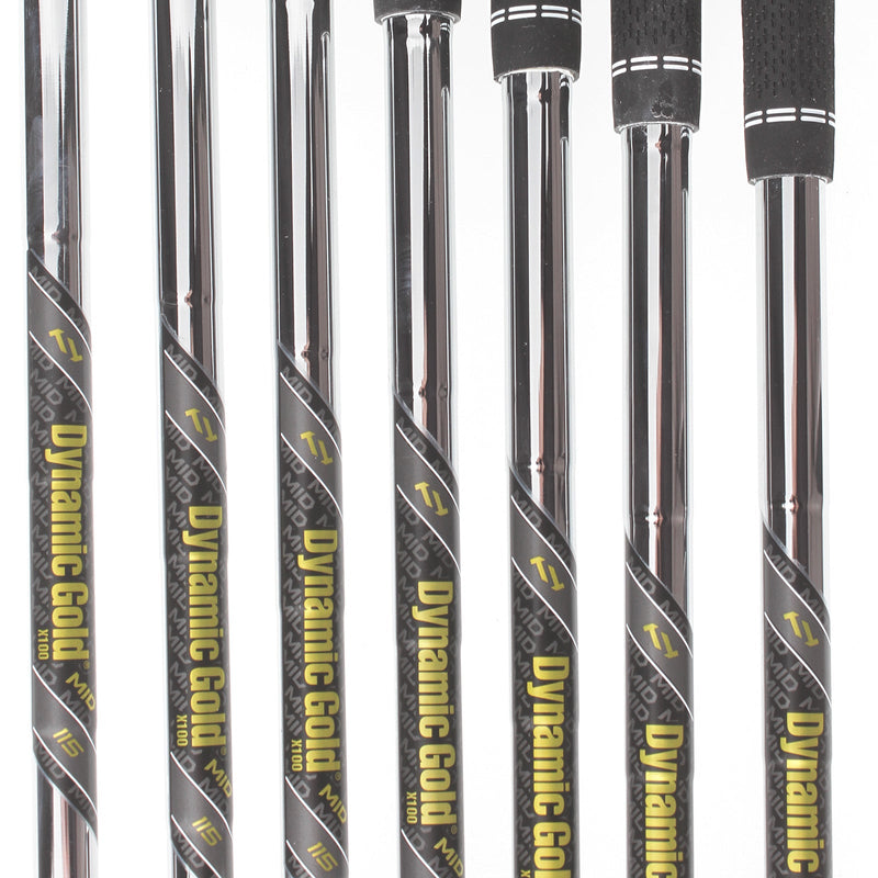 Ping Blueprint S Steel Mens Right Hand Irons 4-PW Red Dot 1* Flat Extra Stiff - Dynamic Gold X100 115 Mid