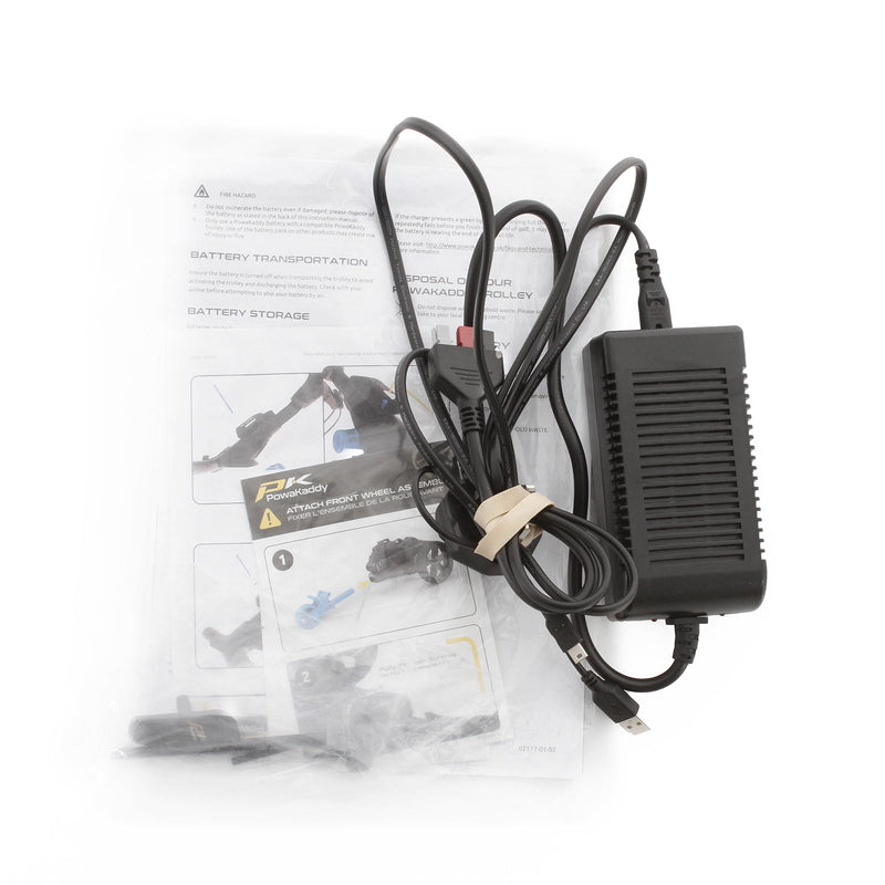 PowaKaddy RX1 GPS 3-Wheel Electric Trolley 36 Hole Lithium - Black