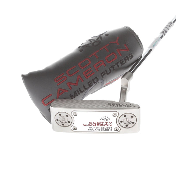 Scotty Cameron Super Select Squareback 2 Mens Right Hand Putter 38" Mid-Mallet - Scotty Cameron Grip