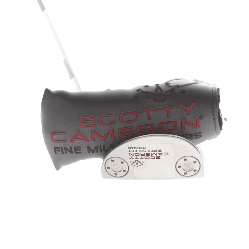 Scotty Cameron Super Select Del Mar Mens Right Hand Putter 33" Mid-Mallet - Scotty Cameron Grip