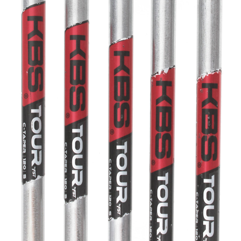 Mizuno MP-5 Steel Mens Right Hand Irons 6-PW Stiff - KBS Tour C-Taper 120